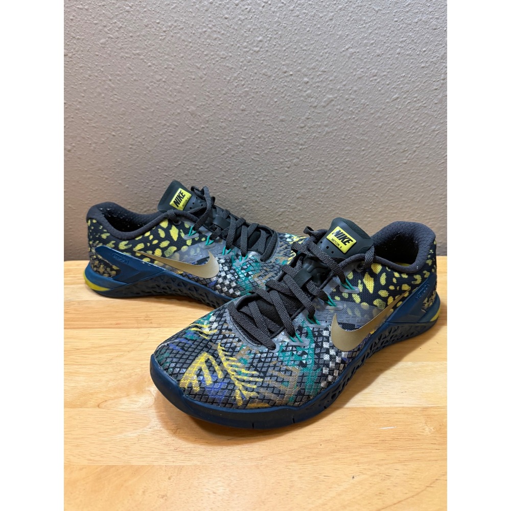 Nike Metcon 4 Mens 8 Multi Color Animal Print Training Shoes BV1636-300